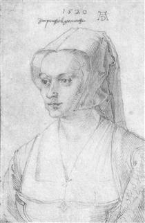 Portrait of a woman from Brussels - Albrecht Dürer