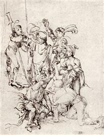Soldiers under the cross - Albrecht Dürer