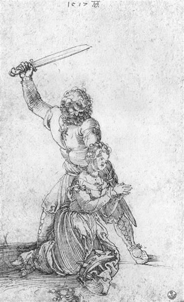 St. Catherine and the executioner, 1517 - Albrecht Dürer