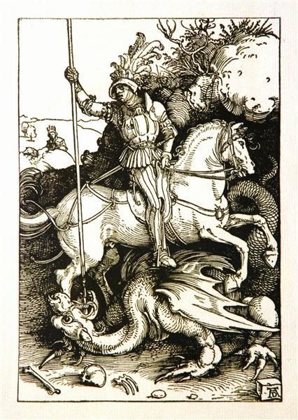 St. George and the Dragon, 1504 - Albrecht Durer