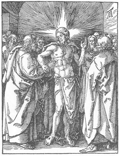 The Incredulity of St Thomas, 1511 - Альбрехт Дюрер