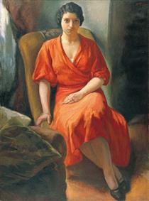 Portrait of Calliope - Алекос Контопулос