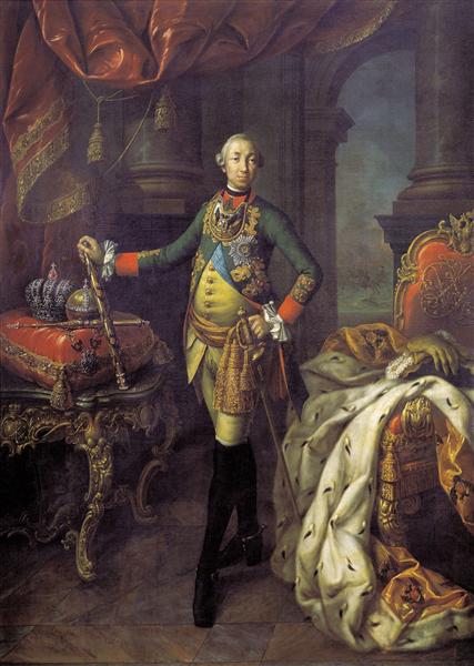 Portrait of Tsar Peter III (1728-62), 1762 - Aleksey Antropov