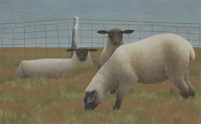 Three Sheep, 1954 - Алекс Колвилл