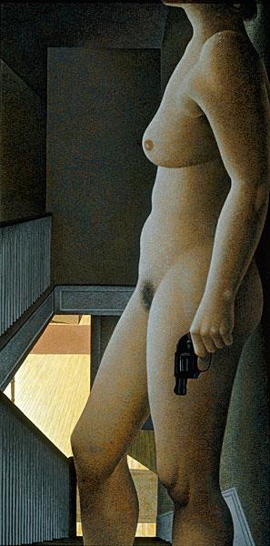 Woman with Revolver, 1987 - Алекс Колвілл