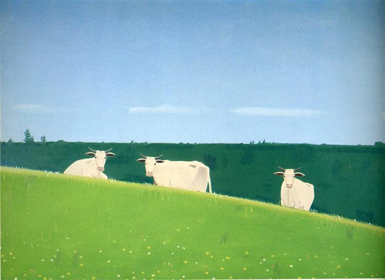 Three Cows - Alex Katz