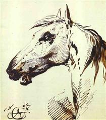 Head of a Horse - Alexander Orlowski