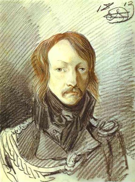 Portrait of A. P. Lanskoy, 1813 - Александр Орловский