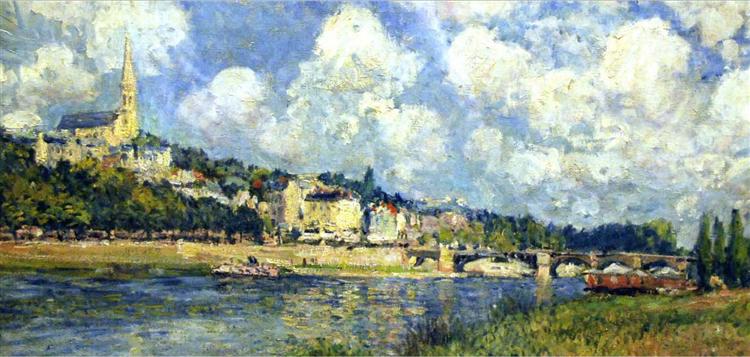 The River at Saint Cloud - Alfred Sisley