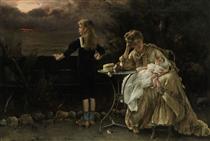 Mother and Children - Alfred Stevens