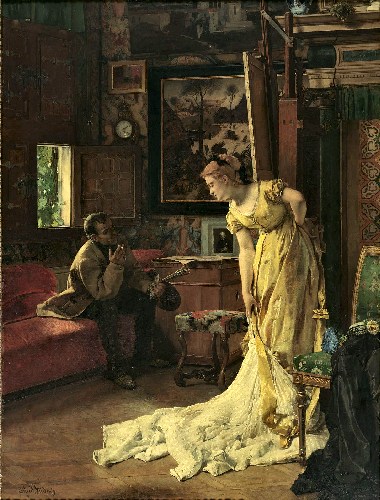 The Studio, 1869 - Альфред Стевенс
