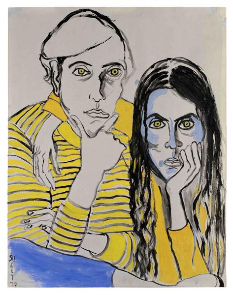 Hartley & Ginny, 1970 - Alice Neel