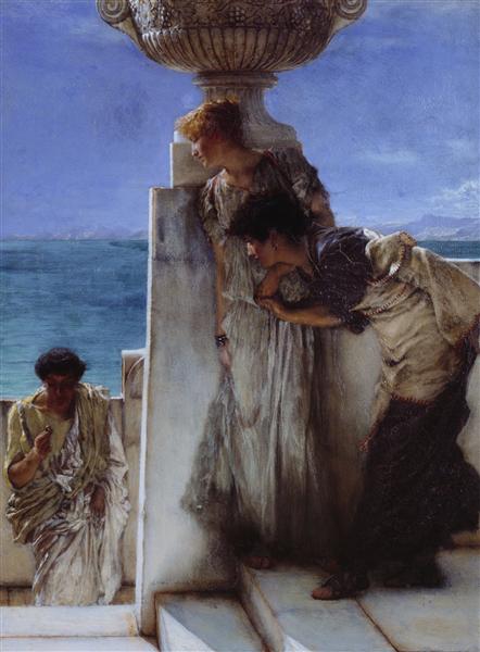 A Foregone Conclusion, 1885 - Sir Lawrence Alma-Tadema
