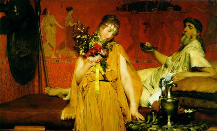 Between Hope and Fear, 1876 - Sir Lawrence Alma-Tadema