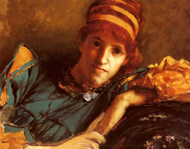 Portrait Of Miss Laura Theresa Epps, c.1871 - Sir Lawrence Alma-Tadema