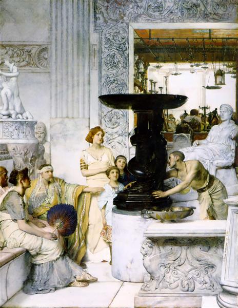 The Sculpture Gallery, 1874 - Lawrence Alma-Tadema