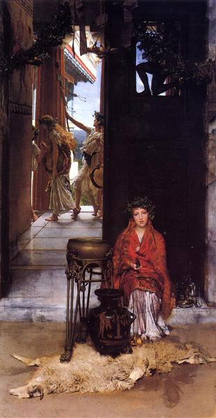 The Way to the Temple, 1882 - Lawrence Alma-Tadema