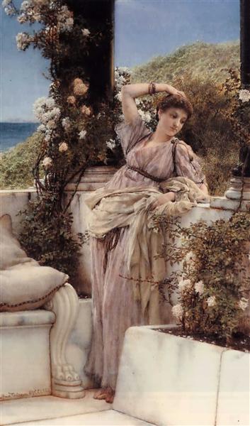 Thou Rose of all the Roses - Sir Lawrence Alma-Tadema