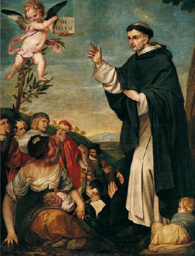 St. Vincent Ferrer preaching, c.1645 - Алонсо Кано