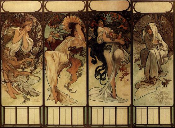 Season, c.1895 - Alfons Mucha