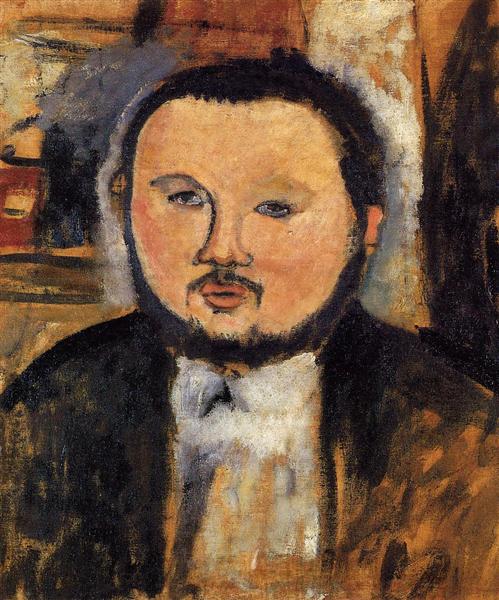Portrait of Diego Rivera, 1914 - Amedeo Modigliani