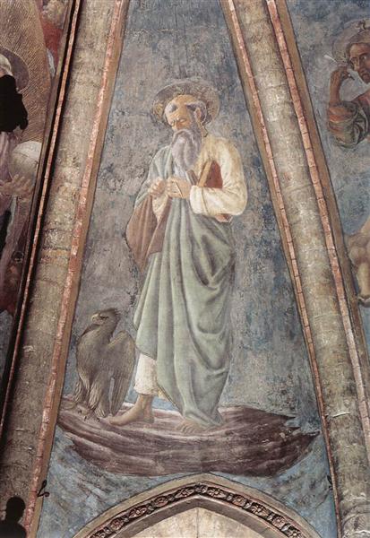 St. John the Evangelist, 1442 - 安德里亞·德爾·卡斯塔紐
