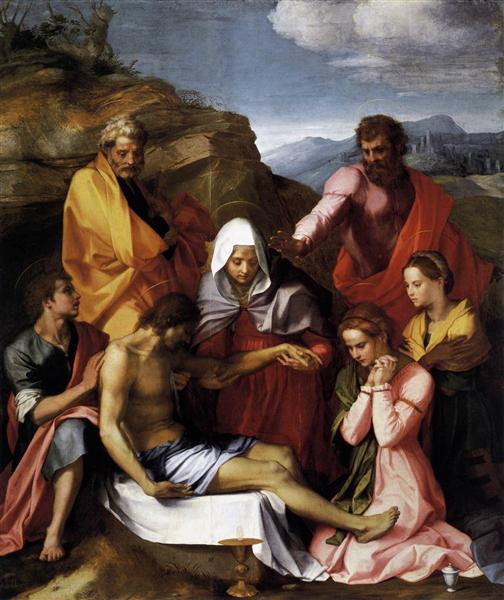 Pietà with Saints, 1523 - 1524 - Андреа дель Сарто