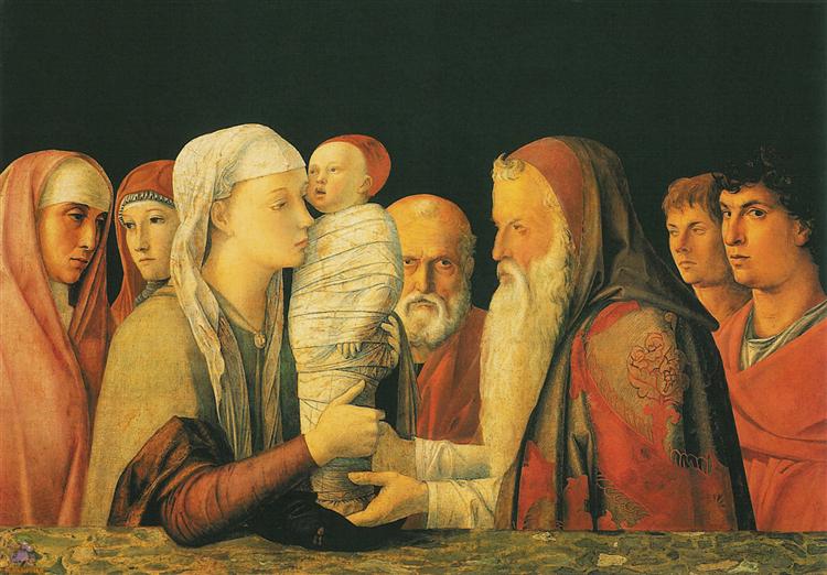 Vorstellung im Tempel, 1453 - Andrea Mantegna