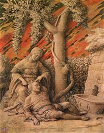Sansón y Dalila - Andrea Mantegna