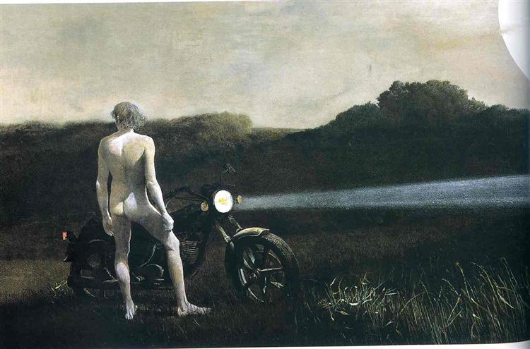 Man and the Moon - Andrew Wyeth