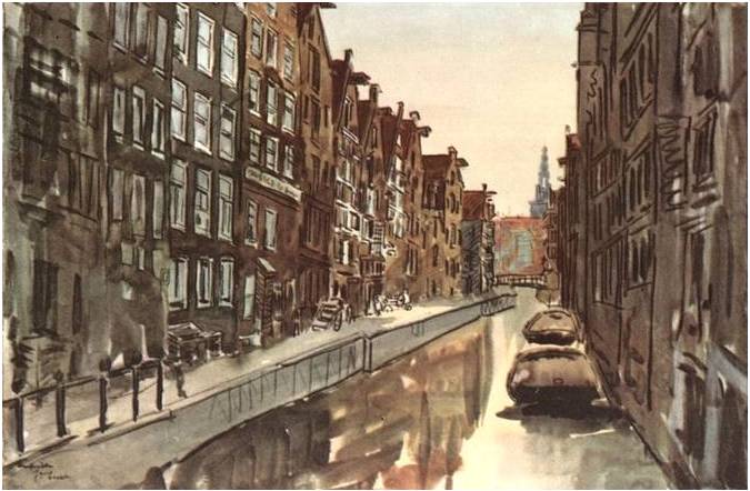 Amsterdam, 1913 - Anna Ostroumova-Lebedeva