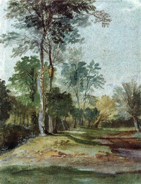 Avenue in the country - Antoine van Dyck