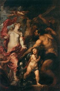 Венера просит у Вулкана оружие для Энея - Антонис ван Дейк