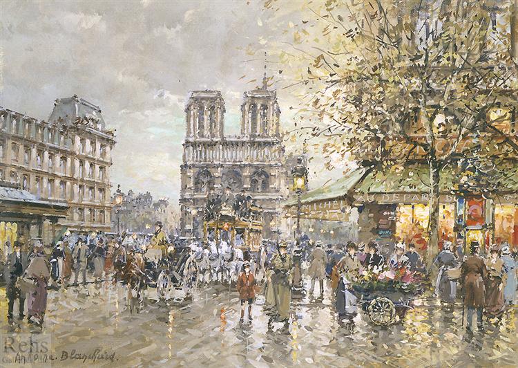 Place Saint Michel, Notre Dame - Антуан Бланшар