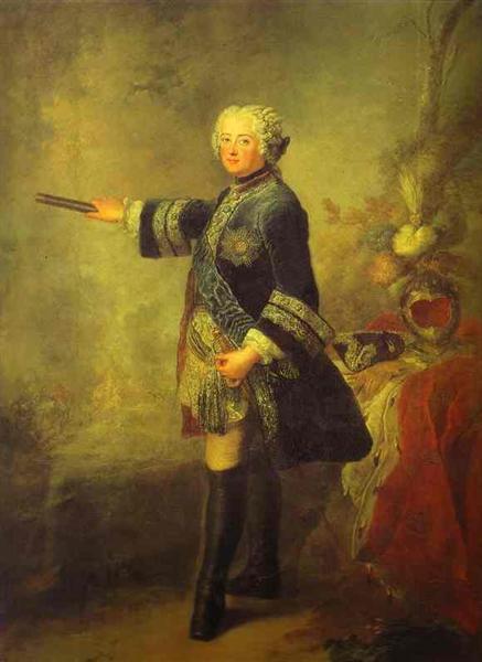 Portrait of Frederick II, c.1743 - Антуан Пен