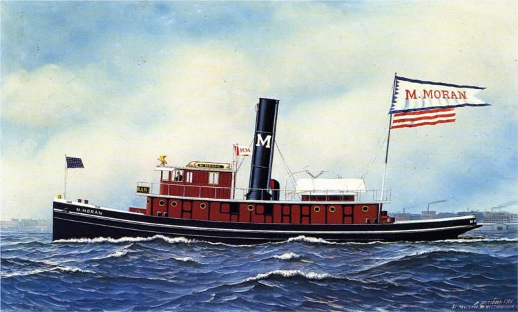 M. Morgan Tugboat, 1901 - Antonio Jacobsen