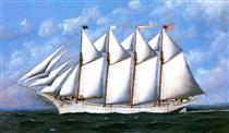 The Sailing Ship 'George W. Truitt, Jr.' - Antonio Jacobsen