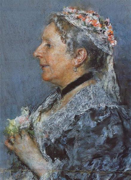 Ariana Wormeley Curtis, 1880 - 1882 - Antonio Mancini