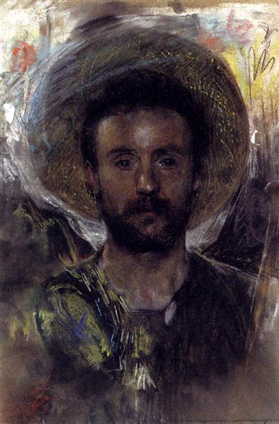 Self-­portrait, 1883 - Антонио Манчини