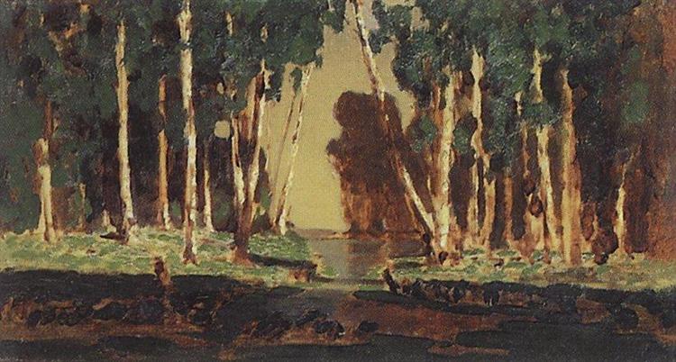 A Birch Grove, 1879 - Arkhyp Kuindzhi