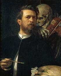 Autoportrait avec la Mort au violon - Arnold Böcklin