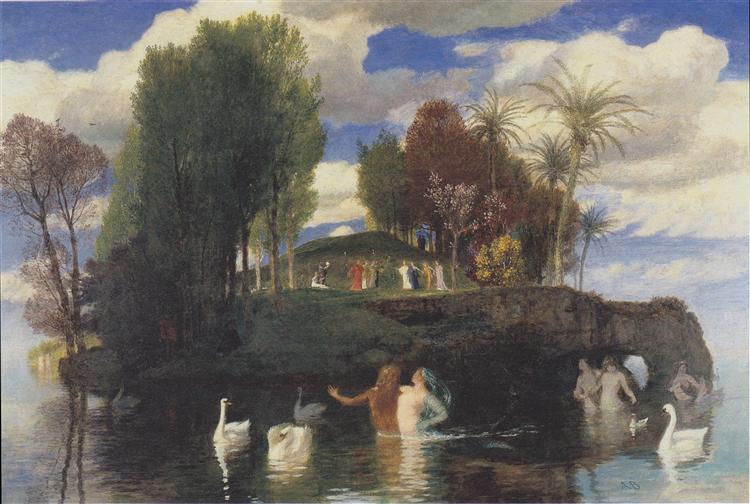 The Island of Life, 1888 - 阿诺德·勃克林