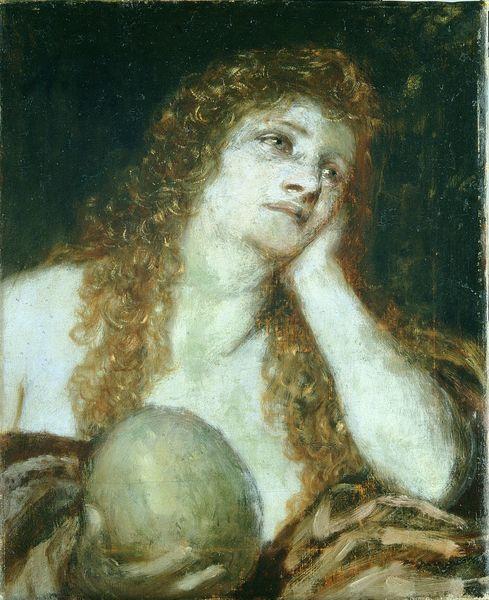 The Penitent Mary Magdalene, 1873 - 阿诺德·勃克林