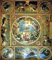 Alegoria da Paz e das Artes sob a Coroa Inglesa - Artemisia Gentileschi