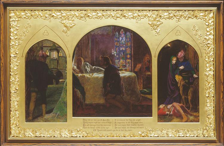 The Eve of St. Agnes, 1856 - Артур Г'юз