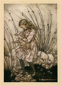 It grunted again so violently that she looked down into its face in some alarm - Arthur Rackham