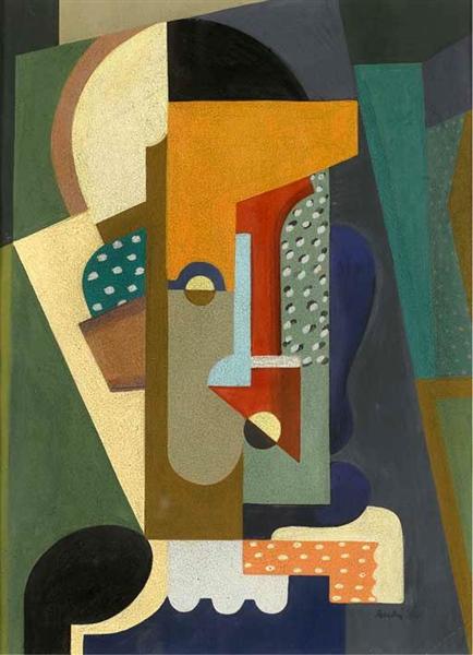 Cubist Composition, 1913 - Огюст Эрбен