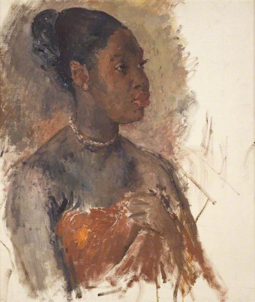 Portrait of a Jamaican Woman, 1937 - Огастес Эдвин Джон