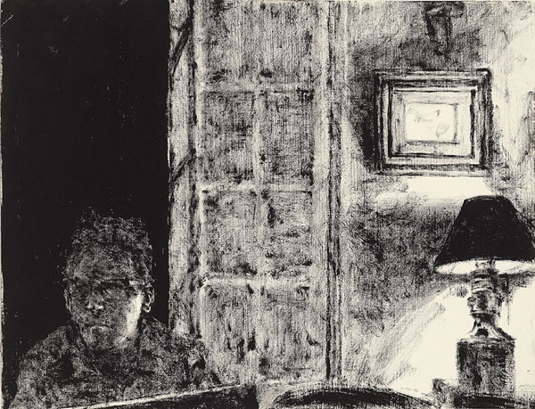 Self-Portrait, Night, 1970 - Avigdor Arikha