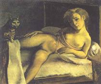 Girl on a Bed - Бальтюс